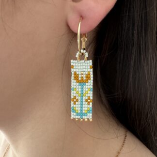PENDIENTES MIYUKI FLOWER