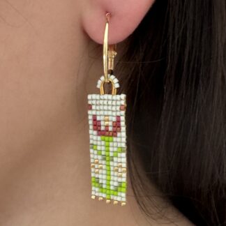 PENDIENTES MIYUKI FLOWER